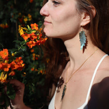 Load image into Gallery viewer, Archangel Michael Wing Earrings - FeatherTribe