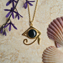 Load image into Gallery viewer, Eye of Horus Moss Agate - Feather Tribe