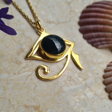 Load image into Gallery viewer, Eye of Horus Moss Agate - Feather Tribe