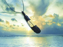 Load image into Gallery viewer, Small Yellow Tailed Black Cockatoo Feather Necklace