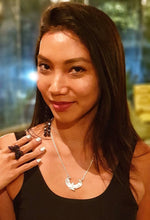 Load image into Gallery viewer, Small Silver Dipped Isis Goddess Necklace or Headpiece - FeatherTribe