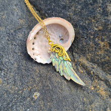 Load image into Gallery viewer, Mini Archangel Michael Wing Pendant