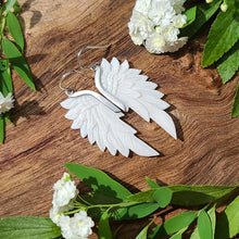 Load image into Gallery viewer, Mini Bone SuperWing Earrings - FeatherTribe