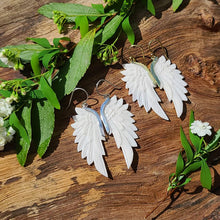Load image into Gallery viewer, Mini Bone SuperWing Earrings - FeatherTribe
