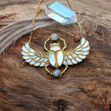 Load image into Gallery viewer, Cleopatra Scarab Necklace - FeatherTribe