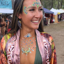 Load image into Gallery viewer, Abalone SuperWing Earrings with Labradorite