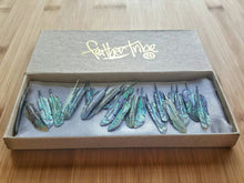 Load image into Gallery viewer, WHOLESALE 20 x Super Mini Abalone Flight Feather - FeatherTribe