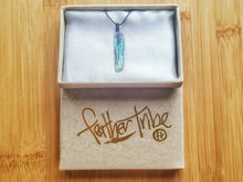 Load image into Gallery viewer, Super Mini Abalone Flight Feather Necklace - FeatherTribe