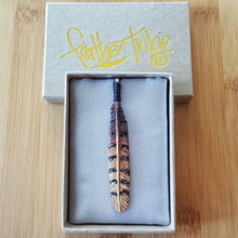 Load image into Gallery viewer, Small Kookaburra Feather Necklace - FeatherTribe