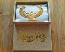 Load image into Gallery viewer, Medium Brass Isis Goddess Necklace - FeatherTribe