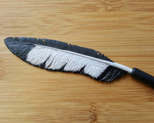 Load image into Gallery viewer, Magpie Feather Hair Stick - FeatherTribe