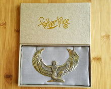 Load image into Gallery viewer, Large Brass Isis Goddess Necklace - FeatherTribe