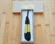 Load image into Gallery viewer, Yellow Tailed Black Cockatoo Feather Necklace - FeatherTribe
