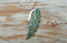 Load image into Gallery viewer, Mini Abalone SuperWing Necklace - FeatherTribe
