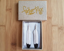 Load image into Gallery viewer, Bald Eagle Feather Earrings - FeatherTribe