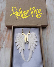 Load image into Gallery viewer, Bone SuperWing Earrings - FeatherTribe
