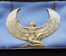 Load image into Gallery viewer, Large 24ct Gold Dipped Isis Goddess Necklace - FeatherTribe