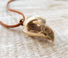 Load image into Gallery viewer, Owl Skull Replica Necklace - FeatherTribe
