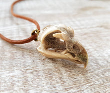 Load image into Gallery viewer, Owl Skull Replica Necklace - FeatherTribe