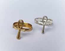 Load image into Gallery viewer, Ankh Ring - FeatherTribe