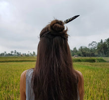 Load image into Gallery viewer, Falcon Feather Hair Stick - FeatherTribe