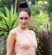 Load image into Gallery viewer, Medium 24ct Gold Dipped Isis Goddess Necklace - FeatherTribe