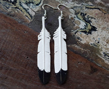 Load image into Gallery viewer, Bald Eagle Feather Earrings - FeatherTribe
