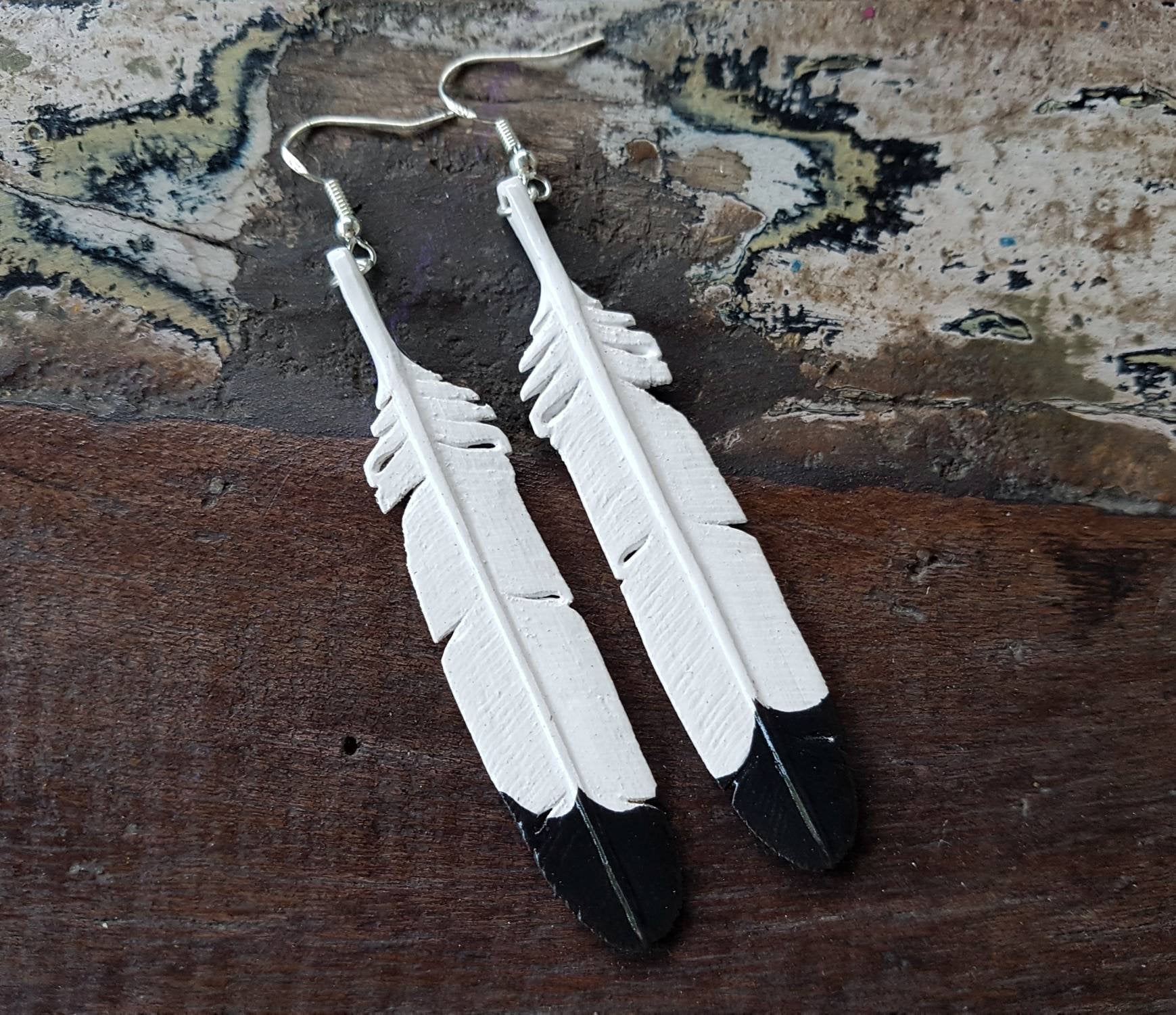 Feather earrings deals near me