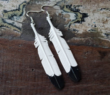 Load image into Gallery viewer, Bald Eagle Feather Earrings - FeatherTribe