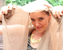 Load image into Gallery viewer, Large 24ct Gold Dipped Isis Goddess Necklace - FeatherTribe