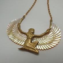 Load image into Gallery viewer, Pearl Shell Isis Goddess Necklace - FeatherTribe