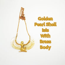 Load image into Gallery viewer, Pearl Shell Isis Goddess Necklace - FeatherTribe