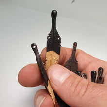 Load image into Gallery viewer, WHOLESALE 10 x Small Triple-Colour Flight Feather Pendant - FeatherTribe