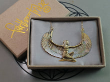 Load image into Gallery viewer, Pearl Shell Isis Goddess Necklace - FeatherTribe