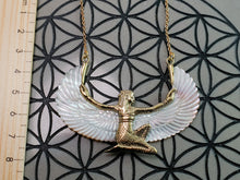 Load image into Gallery viewer, Pearl Shell Isis Goddess Necklace - FeatherTribe