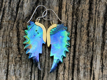 Load image into Gallery viewer, Mini Abalone SuperWing Earrings - FeatherTribe