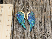 Load image into Gallery viewer, Mini Abalone SuperWing Earrings - FeatherTribe
