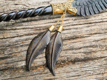 Load image into Gallery viewer, Horn Unicorn Angel Wing Hair Stick - FeatherTribe