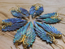 Load image into Gallery viewer, Archangel Michael Wing Earrings - FeatherTribe
