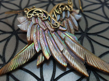 Load image into Gallery viewer, Archangel Michael Wing Earrings - FeatherTribe