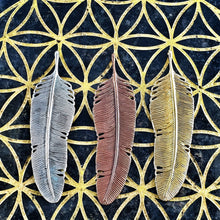 Load image into Gallery viewer, Medium Feather Necklace - FeatherTribe