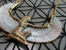 Load image into Gallery viewer, Pearl Shell Isis Goddess Necklace - FeatherTribe