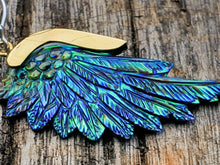 Load image into Gallery viewer, Mini Abalone SuperWing Earrings - FeatherTribe