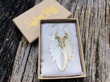 Load image into Gallery viewer, Archangel Michael Wing Earrings - FeatherTribe
