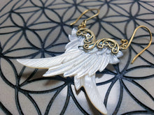 Load image into Gallery viewer, Mini Archangel Michael Wing Earrings - FeatherTribe
