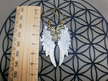Load image into Gallery viewer, Mini Archangel Michael Wing Earrings - FeatherTribe