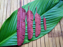 Load image into Gallery viewer, Small Rosewood Flight Feather - FeatherTribe