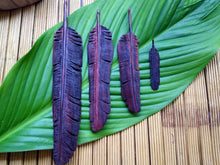 Load image into Gallery viewer, Large Mahogany Flight Feather - FeatherTribe
