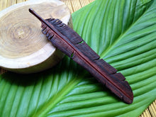 Load image into Gallery viewer, Large Mahogany Flight Feather - FeatherTribe