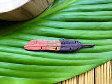 Load image into Gallery viewer, Small Triple-Coloured Flight Feather - FeatherTribe